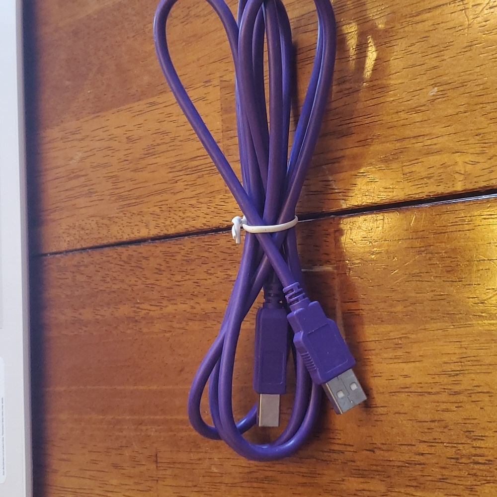 6ft Purple USB to Printer Cable Cord